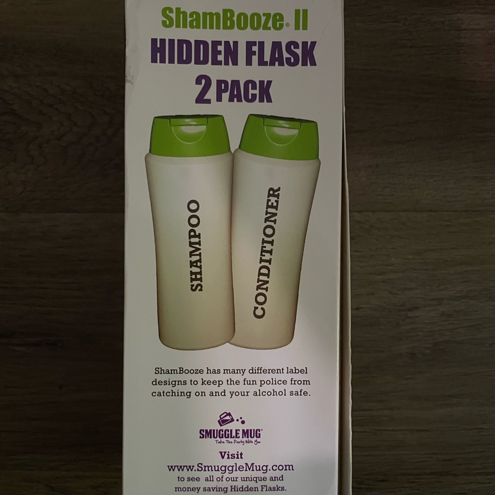 Shampoo and conditioner hidden flask